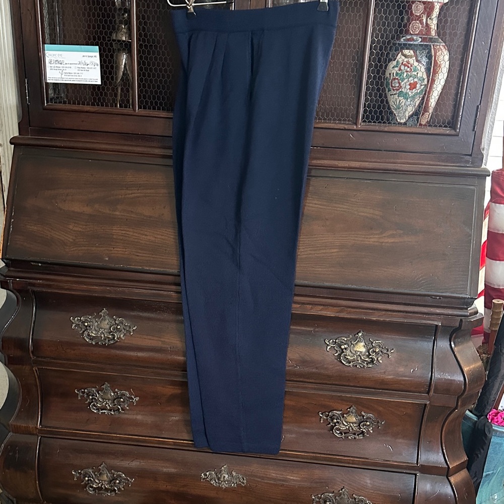 St. John Men's Deep Blue Dress Pants